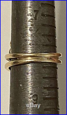 JAMES AVERY 14K Yellow Gold HEARTS EMBRACE RING Size 8
