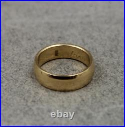 JAMES AVERY 14K Yellow Gold Wedding Band or Stacking Ring Size 9 Unisex