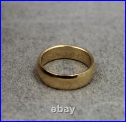 JAMES AVERY 14K Yellow Gold Wedding Band or Stacking Ring Size 9 Unisex