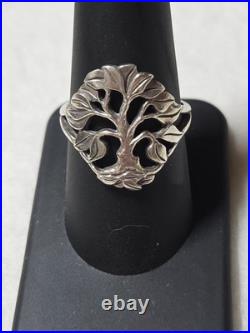 JAMES AVERY 60th Anniversary Tree of Life Sterling 925 Ring Retired Size 9