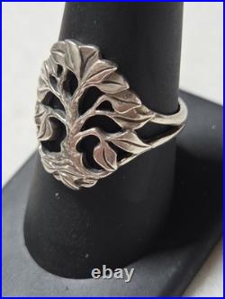 JAMES AVERY 60th Anniversary Tree of Life Sterling 925 Ring Retired Size 9