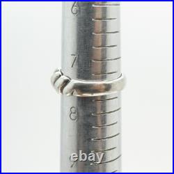 JAMES AVERY 925 Sterling Silver Vintage Ribbed Oxidized Ring Size 7.75 JAMES AVERY 925 Sterling Silver Vintage Ribbed Oxidized Ring Size 7.75