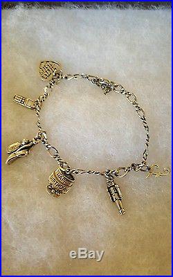 JAMES AVERY CHARM BRACELET WITH 6 JAMES AVERY CHARMS! +++PINKIE RING SZ. 5