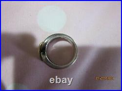 JAMES AVERY Enduring Bond Ring 14K Yellow Gold & Sterling Silver Sz 5.5 RETIRE