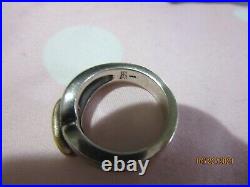 JAMES AVERY Enduring Bond Ring 14K Yellow Gold & Sterling Silver Sz 5.5 RETIRE