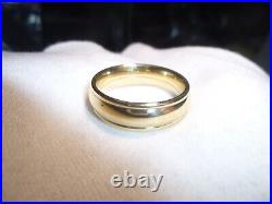 JAMES AVERY Eternal Band Ring 14K Yellow Gold Size 10 Wedding WB-54