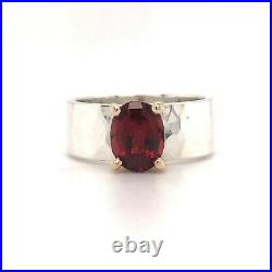 JAMES AVERY JULIETTA Ring GARNET 14K GOLD & Sterling Silver Size 5.5