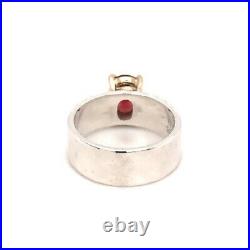 JAMES AVERY JULIETTA Ring GARNET 14K GOLD & Sterling Silver Size 5.5