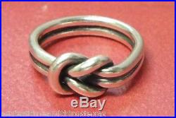 JAMES AVERY LOVERS' KNOT RING Sterling Silver Size 5 R-1255 LOVE