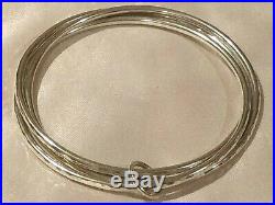 JAMES AVERY Linked Bangle Bracelets with Jump Ring Sterling Silver Medium