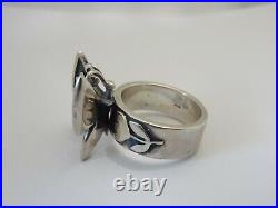 JAMES AVERY Mariposa Butterfly Sterling Silver Ring Size 7.5