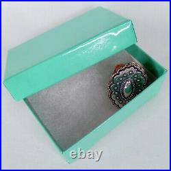 JAMES AVERY Marrakesh Ring, Size 8, 925 Silver Bronze, Spain Inspired, Retiring