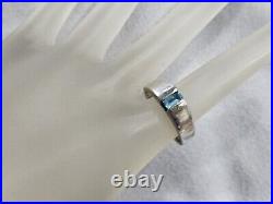 JAMES AVERY Meridian Blue Topaz Sterling Silver Ring Size 7.5 Retired JAMES AVERY Meridian Blue Topaz Sterling Silver Ring Size 7.5 Retired