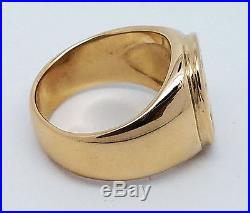 James Avery Raised Fleuree Cross Ring 14k Yellow Gold Extremely Rare & Origina