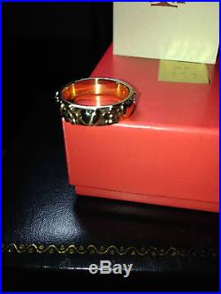 JAMES AVERY RARE 14 KARAT GOLD HEARTS AND FLOWERS RING/BAND SIZE 5 1/2