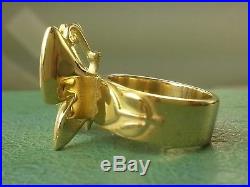 JAMES AVERY RETIRED 14K Mariposa Butterfly Ring MINT CONDITION Size 5.6