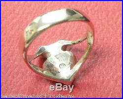 JAMES AVERY RETIRED HAMMERED ARROWHEAD RING Sterling Silver Size 4.5