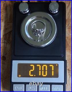 JAMES AVERY RING Sz 4.5 RARE Double Flower Small Sterling With Box, Pouch, Card