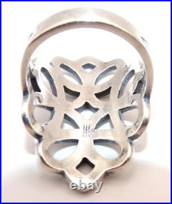 JAMES AVERY SIGNED Sterling Silver INFINITY Scroll CELTIC Knot RING SZ 8.5