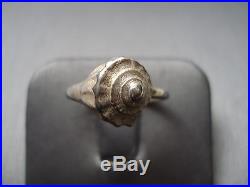 JAMES AVERY STERLING SILVER RETIRED CONCH SHELL RING SIZE 9 #W282
