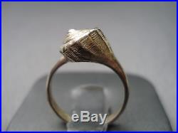 JAMES AVERY STERLING SILVER RETIRED CONCH SHELL RING SIZE 9 #W282