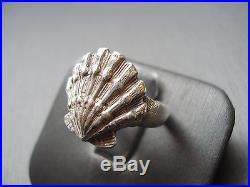 JAMES AVERY STERLING SILVER RETIRED SCALLOP SHELL RING SIZE 8.5 #W281