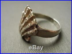JAMES AVERY STERLING SILVER RETIRED SCALLOP SHELL RING SIZE 8.5 #W281