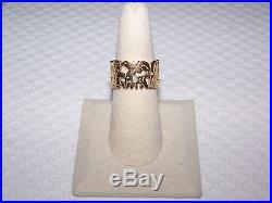 James Avery St. Francis 14k Gold Ring 9.6 Grams Size 6-3/4 Not Scrap