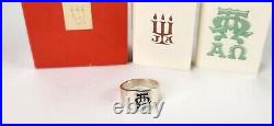 JAMES AVERY Sterling Silver 925 Alpha & Omega Symbol Ring Religious Christ Ring