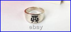 JAMES AVERY Sterling Silver 925 Alpha & Omega Symbol Ring Religious Christ Ring