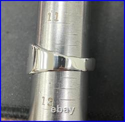 JAMES AVERY Sterling Silver 925 Wide Crosslet Unisex Cross Ring Size 12