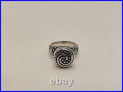 JAMES AVERY Sterling Silver African Beaded Sterling Silver Ring Size 6.5