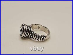 JAMES AVERY Sterling Silver African Beaded Sterling Silver Ring Size 6.5