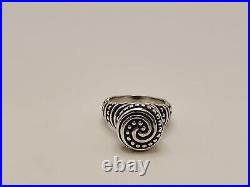 JAMES AVERY Sterling Silver African Beaded Sterling Silver Ring Size 6.5