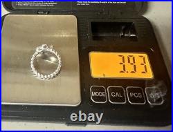 JAMES AVERY Sterling Silver Outline State of Texas Twisted Cable Ring RETIRED