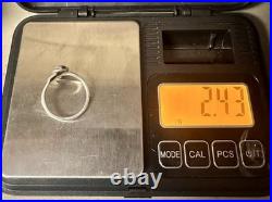 JAMES AVERY Sterling Silver Small Rose Ring & Cluster Rose Pendant Necklace Set