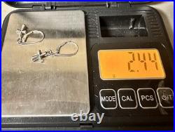 JAMES AVERY Sterling Silver St Teresa Cross Earrings & Ring Set RETIRED