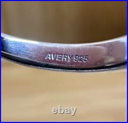 JAMES AVERY Sterling Silver St Teresa Cross Earrings & Ring Set RETIRED