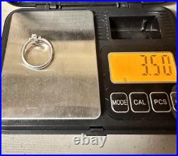 JAMES AVERY Sterling Silver St Teresa Cross Earrings & Ring Set RETIRED