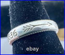 JAMES AVERY Sterling Silver Texas My Texas Ring Texas Love SIZE 6.25 RETIRED