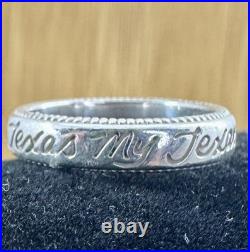 JAMES AVERY Sterling Silver Texas My Texas Ring Texas Love SIZE 6.25 RETIRED
