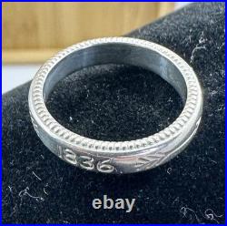 JAMES AVERY Sterling Silver Texas My Texas Ring Texas Love SIZE 6.25 RETIRED