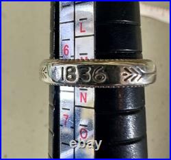 JAMES AVERY Sterling Silver Texas My Texas Ring Texas Love SIZE 6.25 RETIRED