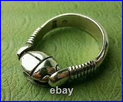 James AVERY RETIRED Love / Beetle Rotating RING RARE SIZE 7