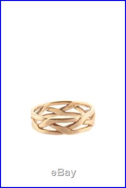 James Avery 14KT Yellow Gold Braided Band Ring