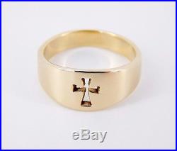 James Avery 14K Crosslet Ring Size 6