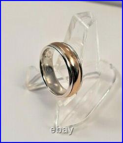 James Avery 14K Gold & 925 Simplicity Band Ring Size 7