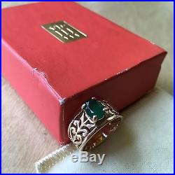 James Avery 14K Gold Adoree Ring With Emerald Size 8