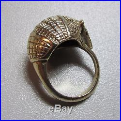 James Avery 14K Gold Armadillo Ring Size 10 Retired RARE