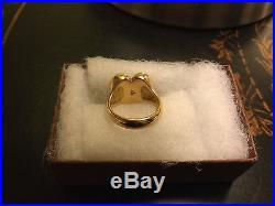 James Avery 14K Gold Scroll Heart Ring
